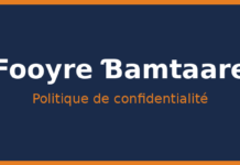 Politique de confidentialité de Fooyre Ɓamtaare